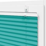 vidaXL Plisovaná roleta petrolejovo zelená 40x150 cm šírka látky 39,4 cm polyester – Obrázok 10