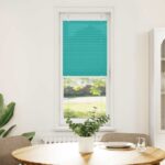 vidaXL Plisovaná roleta petrolejovo zelená 40x150 cm šírka látky 39,4 cm polyester – Obrázok 2