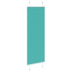 vidaXL Plisovaná roleta petrolejovo zelená 40x150 cm šírka látky 39,4 cm polyester – Obrázok 3