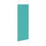 vidaXL Plisovaná roleta petrolejovo zelená 40x150 cm šírka látky 39,4 cm polyester – Obrázok 4