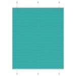 vidaXL Plisovaná roleta petrolejovo zelená 110x150 cm šírka látky 109,4 cm polyester
