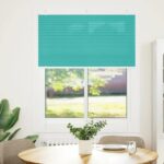 vidaXL Plisovaná roleta petrolejovo zelená 110x150 cm šírka látky 109,4 cm polyester – Obrázok 2