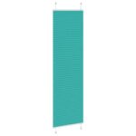 vidaXL Plisovaná roleta petrolejovo zelená 60x200 cm šírka látky 59,4 cm polyester – Obrázok 4