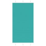 vidaXL Plisovaná roleta petrolejovo zelená 105x200 cm šírka látky 104,4 cm polyester