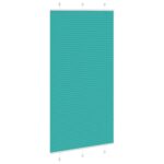 vidaXL Plisovaná roleta petrolejovo zelená 105x200 cm šírka látky 104,4 cm polyester – Obrázok 3