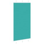 vidaXL Plisovaná roleta petrolejovo zelená 105x200 cm šírka látky 104,4 cm polyester – Obrázok 4