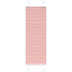 vidaXL Plisovaná roleta ružová 50x100 cm šírka látky 49,4 cm polyester