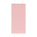 vidaXL Plisovaná roleta ružová 60x100 cm šírka látky 59,4 cm polyester