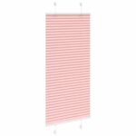 vidaXL Plisovaná roleta ružová 60x100 cm šírka látky 59,4 cm polyester – Obrázok 3