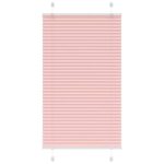 vidaXL Plisovaná roleta ružová 70x100 cm šírka látky 69,4 cm polyester