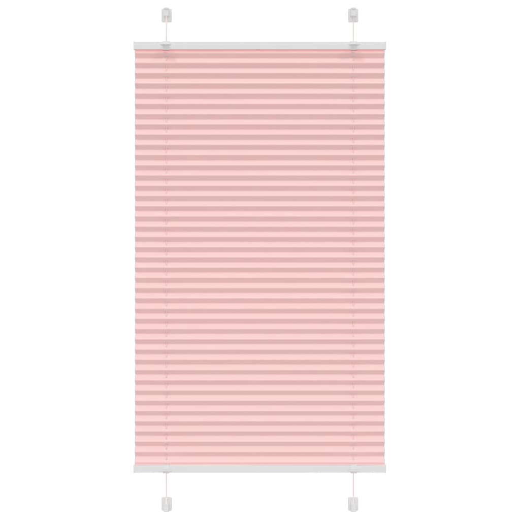 4015426_1.jpg vidaXL Plisovaná roleta ružová 70x100 cm šírka látky 69,4 cm polyester – Obrázok 1
