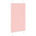 vidaXL Plisovaná roleta ružová 75x100 cm šírka látky 74,4 cm polyester – Obrázok 4