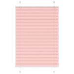 vidaXL Plisovaná roleta ružová 85x100 cm šírka látky 84,4 cm polyester