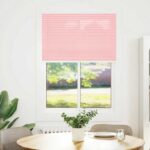 vidaXL Plisovaná roleta ružová 90x100 cm šírka látky 89,4 cm polyester – Obrázok 2