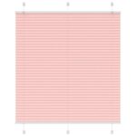 vidaXL Plisovaná roleta ružová 115x100 cm šírka látky 114,4 cm polyester