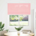 vidaXL Plisovaná roleta ružová 115x100 cm šírka látky 114,4 cm polyester – Obrázok 2