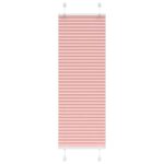 vidaXL Plisovaná roleta ružová 40x150 cm šírka látky 39,4 cm polyester
