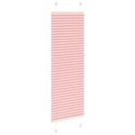 vidaXL Plisovaná roleta ružová 40x150 cm šírka látky 39,4 cm polyester – Obrázok 4