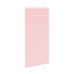 vidaXL Plisovaná roleta ružová 60x150 cm šírka látky 59,4 cm polyester – Obrázok 4