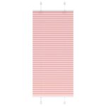 vidaXL Plisovaná roleta ružová 65x150 cm šírka látky 64,4 cm polyester