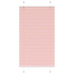 vidaXL Plisovaná roleta ružová 75x150 cm šírka látky 74,4 cm polyester