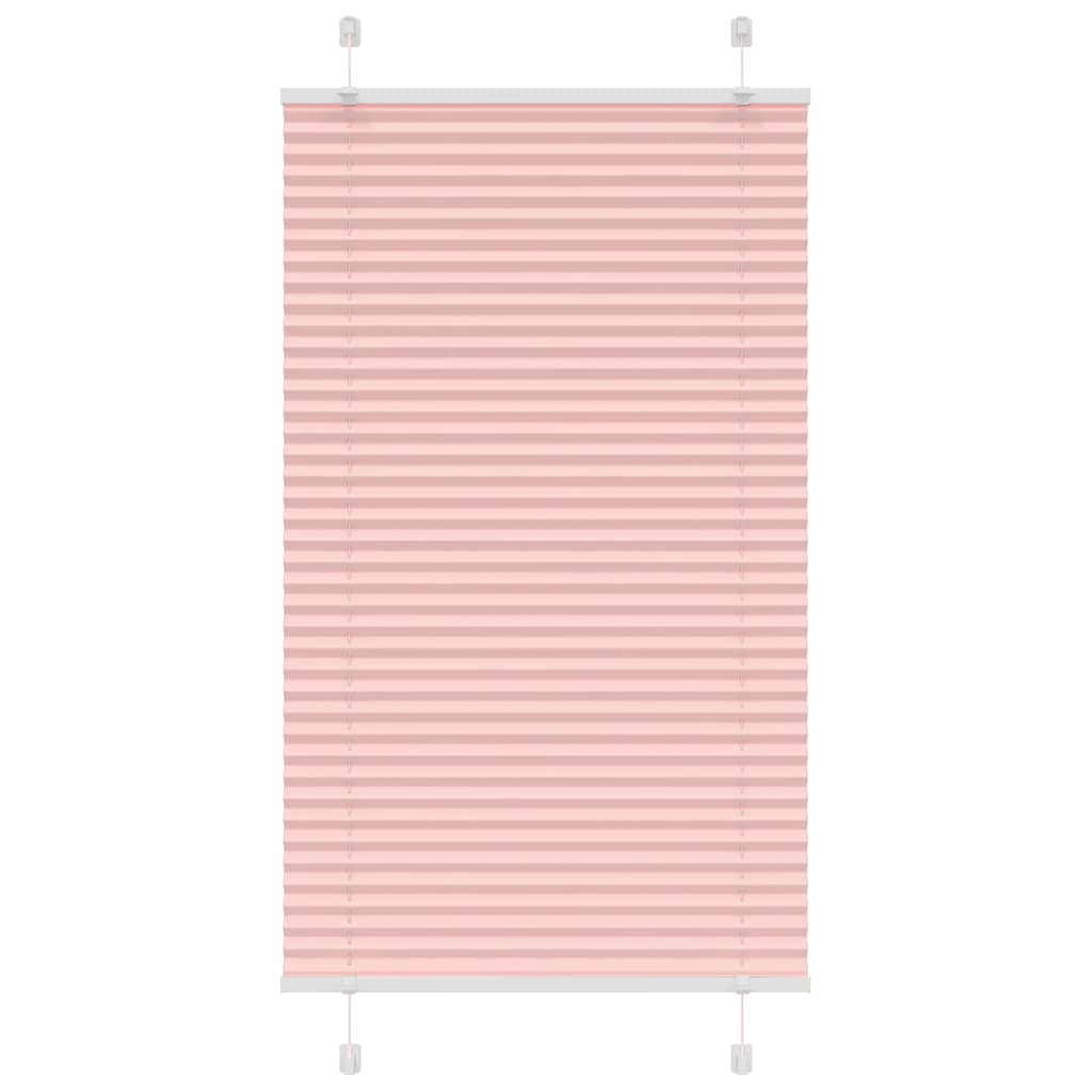 4015444_1.jpg vidaXL Plisovaná roleta ružová 75x150 cm šírka látky 74,4 cm polyester – Obrázok 1