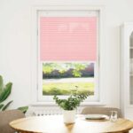 vidaXL Plisovaná roleta ružová 75x150 cm šírka látky 74,4 cm polyester – Obrázok 2