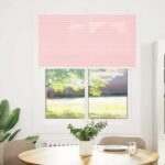 vidaXL Plisovaná roleta ružová 110x150 cm šírka látky 109,4 cm polyester – Obrázok 2