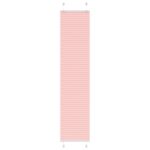 vidaXL Plisovaná roleta ružová 50x200 cm šírka látky 49,4 cm polyester
