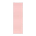 vidaXL Plisovaná roleta ružová 55x200 cm šírka látky 54,4 cm polyester