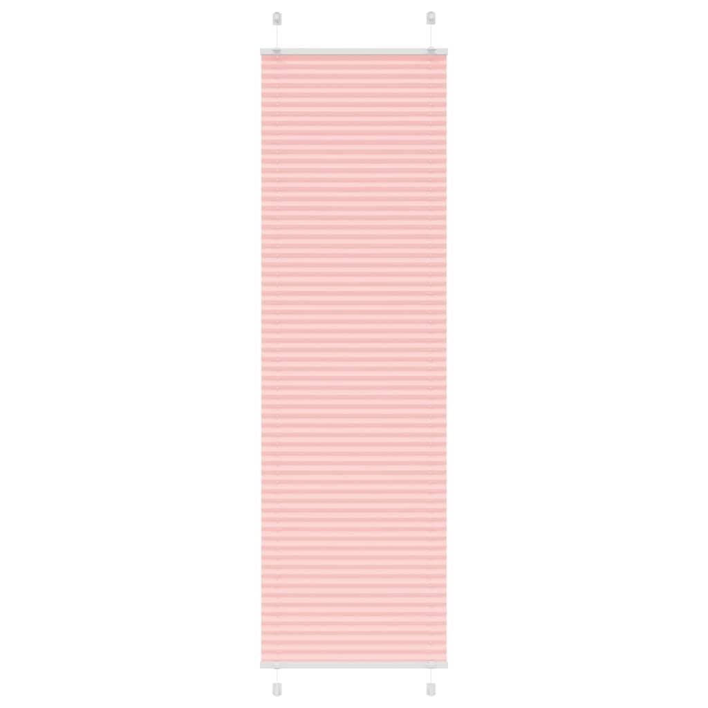 4015459_1.jpg vidaXL Plisovaná roleta ružová 65x200 cm šírka látky 64,4 cm polyester – Obrázok 1