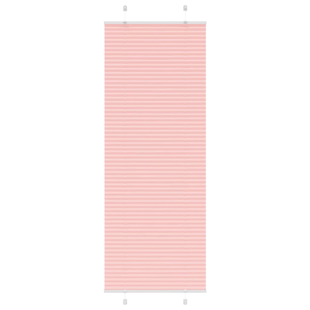 4015461_1.jpg vidaXL Plisovaná roleta ružová 75x200 cm šírka látky 74,4 cm polyester – Obrázok 1