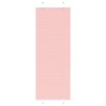 vidaXL Plisovaná roleta ružová 80x200 cm šírka látky 79,4 cm polyester