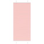 vidaXL Plisovaná roleta ružová 90x200 cm šírka látky 89,4 cm polyester