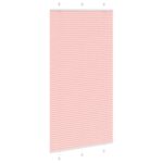 vidaXL Plisovaná roleta ružová 110x200 cm šírka látky 109,4 cm polyester – Obrázok 3