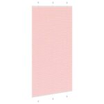vidaXL Plisovaná roleta ružová 110x200 cm šírka látky 109,4 cm polyester – Obrázok 4