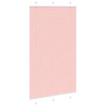 vidaXL Plisovaná roleta ružová 115x200 cm šírka látky 114,4 cm polyester – Obrázok 3