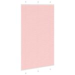 vidaXL Plisovaná roleta ružová 115x200 cm šírka látky 114,4 cm polyester – Obrázok 4