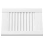 vidaXL Dvierka skrinky s lamelovým dizajnom biele 39,5x29,5 cm – Obrázok 4