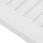 vidaXL Dvierka skrinky s lamelovým dizajnom biele 39,5x29,5 cm – Obrázok 7