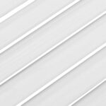 vidaXL Dvierka skrinky s lamelovým dizajnom biele 39,5x29,5 cm – Obrázok 8