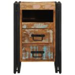 vidaXL Nočný stolík 40x40x59 cm masívne recyklované drevo – Obrázok 3