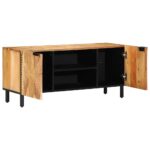 vidaXL TV skrinka 105x33x46 cm masívne drevo akácia – Obrázok 2
