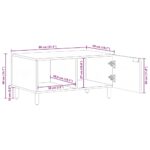 vidaXL Konferenčný stolík 80x50x40 cm masívne akáciové drevo – Obrázok 11
