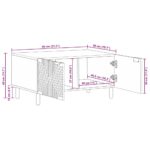 vidaXL Konferenčný stolík 80x50x40 cm masívne akáciové drevo – Obrázok 10