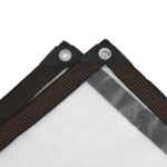 vidaXL Priehľadná plachta s očkami 1x6 m polyetylénová – Obrázok 6