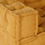 vidaXL Modulárna pohovka, žltá 70x70x54, látková – Obrázok 13