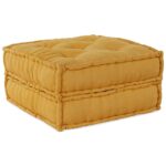 vidaXL Modulárna pohovka, žltá 70x70x36, látková – Obrázok 2