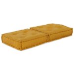vidaXL Modulárna pohovka, žltá 70x70x36, látková – Obrázok 5