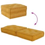 vidaXL Modulárna pohovka, žltá 70x70x36, látková – Obrázok 7